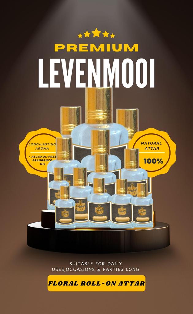 Levenmooi Lotus Attar Suitable For Daily Uses Occasions & Parties Long Lasting