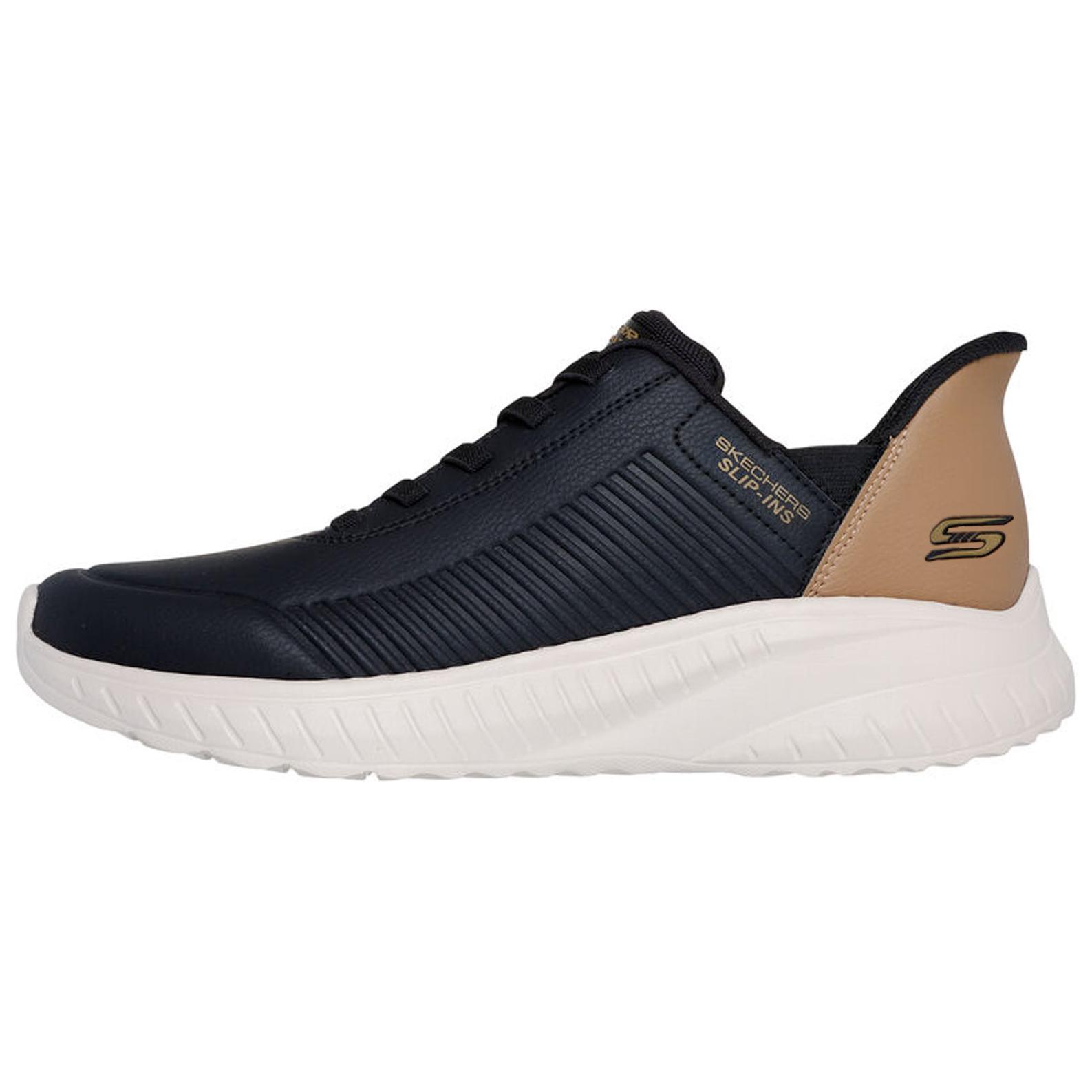 Skechers Slip-Ons BOBS Sport Squad Chaos Comfortable Soft Low-Top Casual Shoes Men sneakers Black 118305-BLK 40