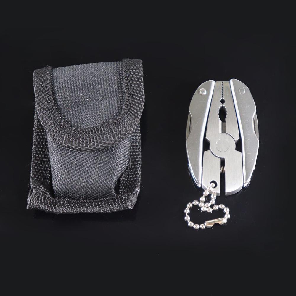 

Motorcycle Multifunctional Pliers Mini Foldable Stainless Steel Knife Turtle Back Plers Pliers Keychain Camping Tool Travel Kits