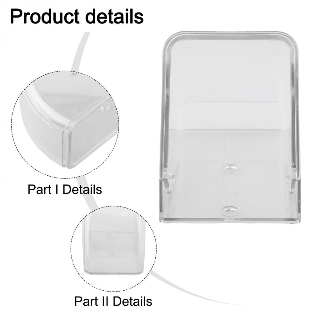 Outdoor Waterproof Doorbell Cover Transparent Protector for Durability