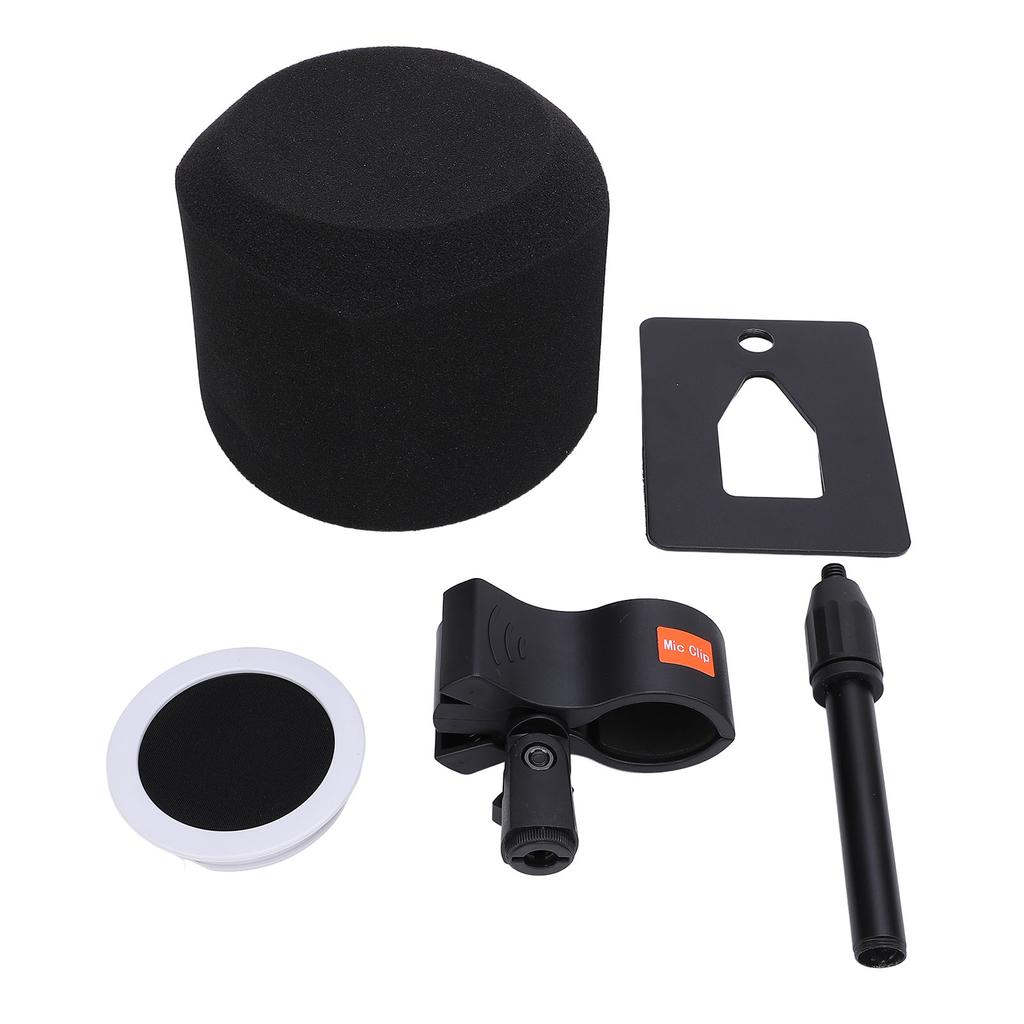 Microphone Isolation Ball Noise Reduction Windscreen Pop Filter for Condenser Microphones with Poten