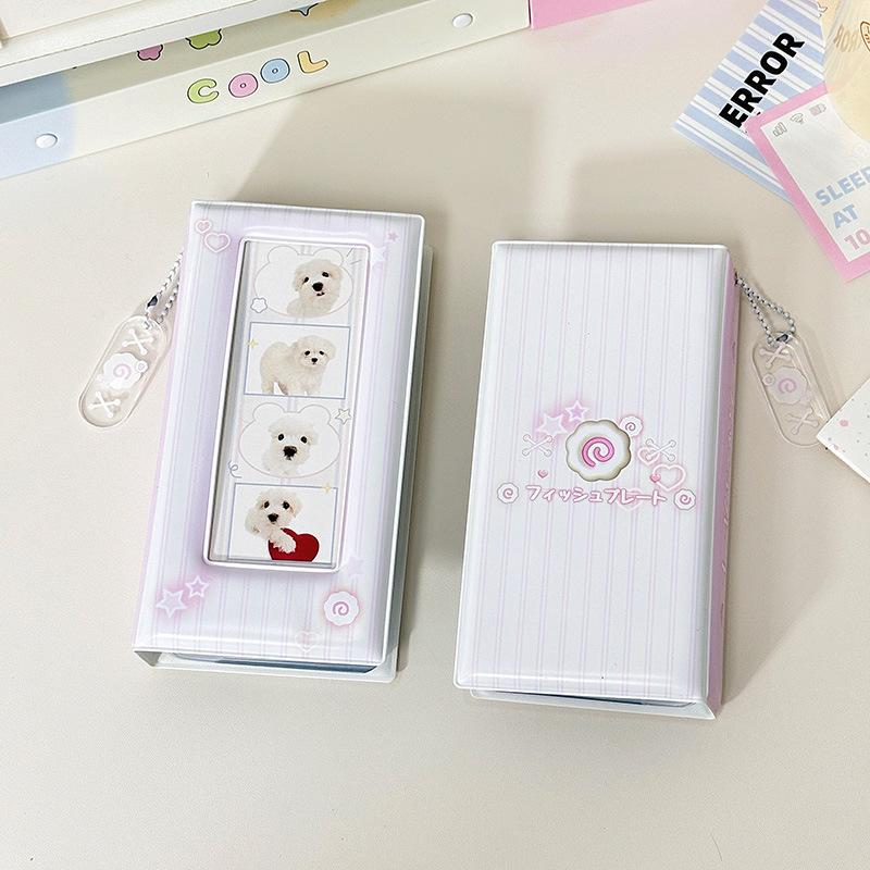 Bunte Fotoautomaten-Rahmen - Fotoautomaten-Album für 5x15 cm Fotostreifen Hochzeitsalbum 2 x 6 Lesezeichenhalter 18 Seiten 36 Fotos