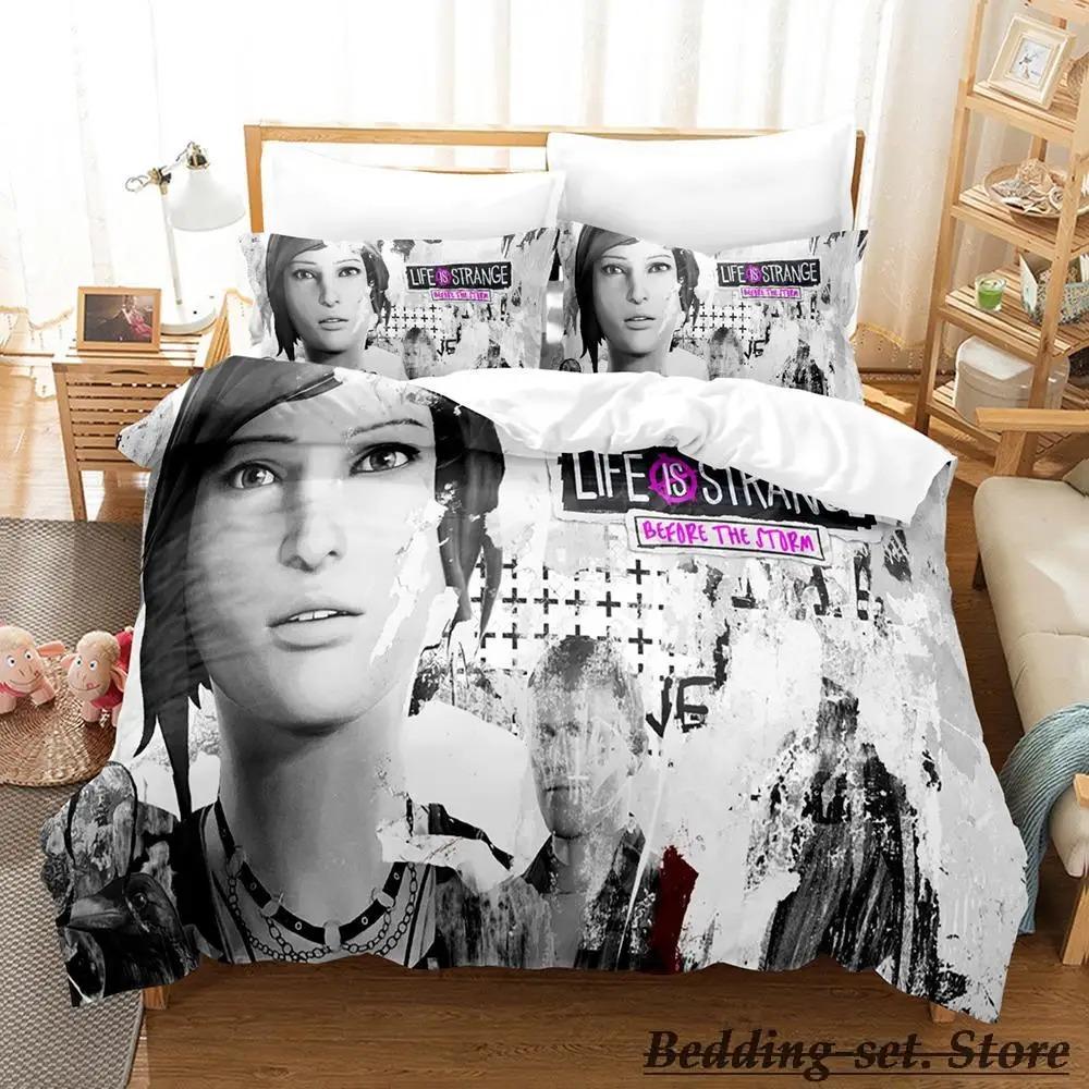 Life Is Strange True Colors Bedding Set Single Twin Full Queen King Size Bed Set Adult Kid Bedroom Duvetcover Sets Anime Game