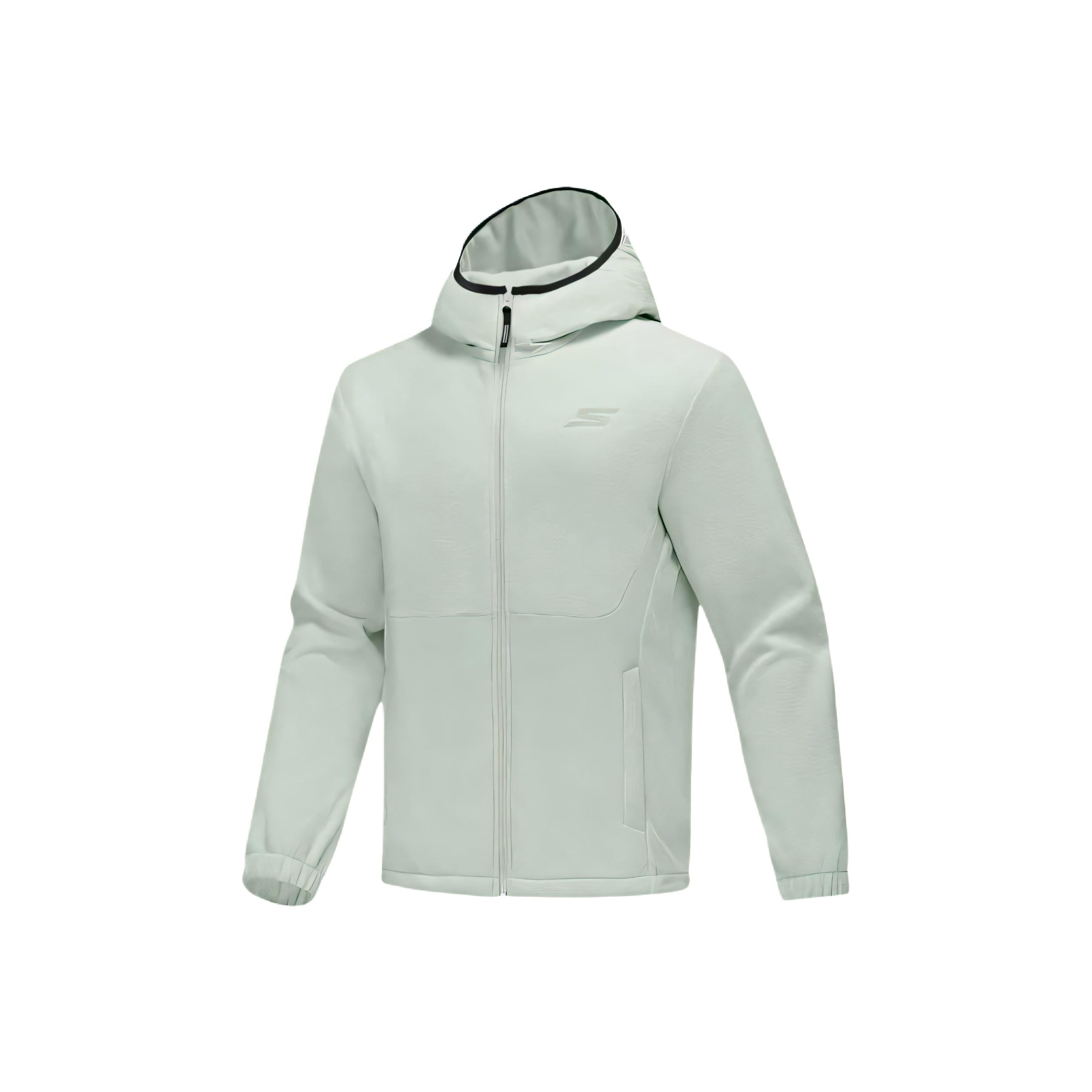 Skechers Basic Sports Series Warm Breathable Hooded Zipper Simple Comfortable Jacket Unisex jackets P425U021-05YM XS