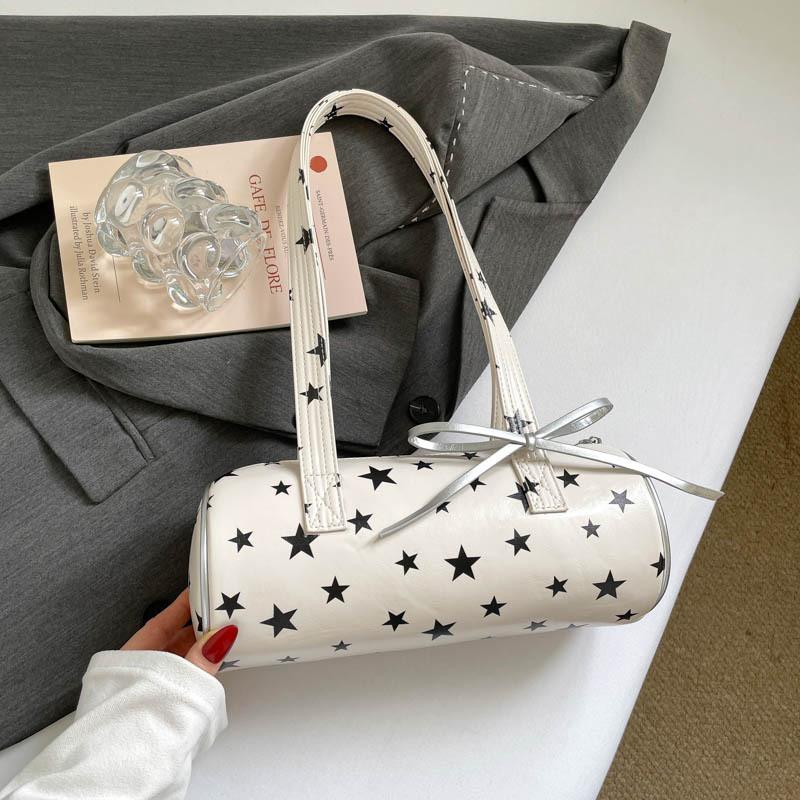 Bolso de Mano para el Trabajo, Bolso Almohada de Puntos, Bolso de Hombro con Correa