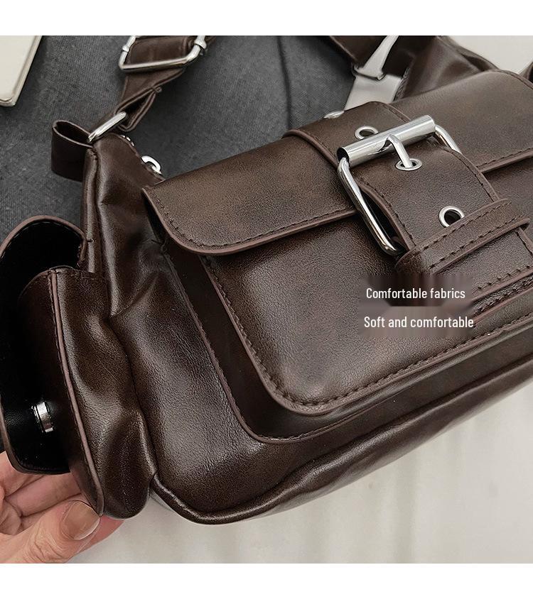 Maillard Color Crossbody Bag: Trendy, Versatile, Stylish Shoulder & Underarm Accessory