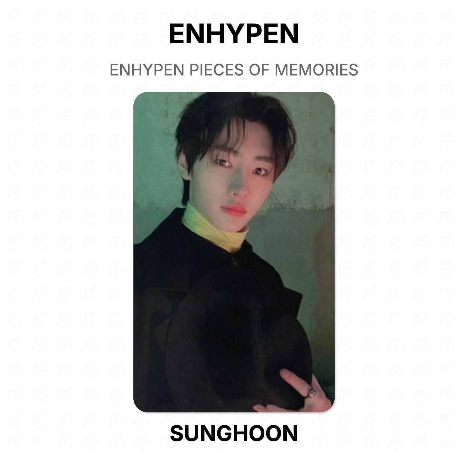 ENHYPEN ОФИЦИАЛЬНАЯ ФОТОКАРТОЧКА PIECES OF MEMORIES SUNGHOON