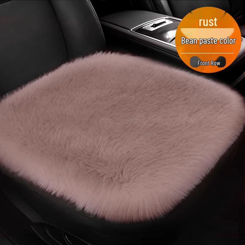 Winter Furry Car Seat Cushion for Women - Rear/Sedan Use