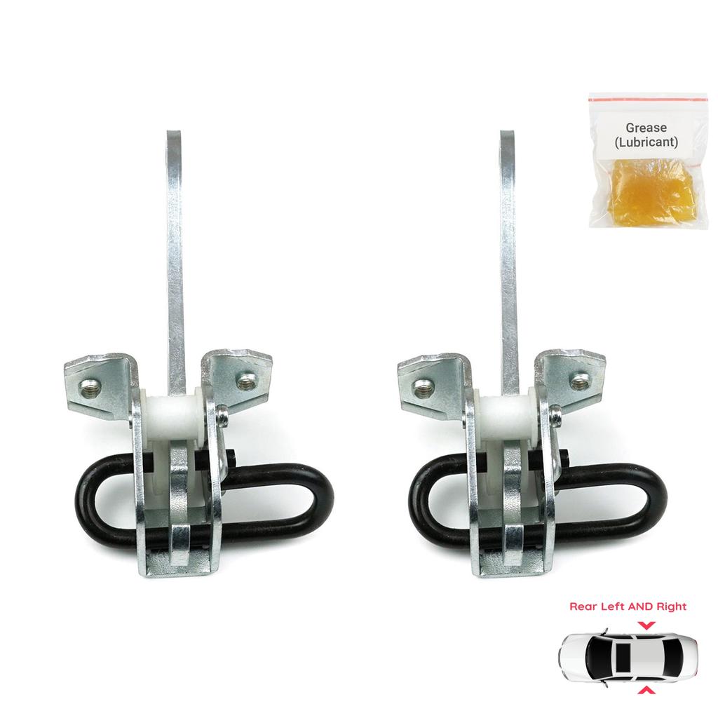 BDP1073-1 2 Pieces Rear Left AND Right Door Hinge Brake Stop Check Strap Limiter Protection Lever Arm for BMW 7 Series E38 1994-2001 51228171672