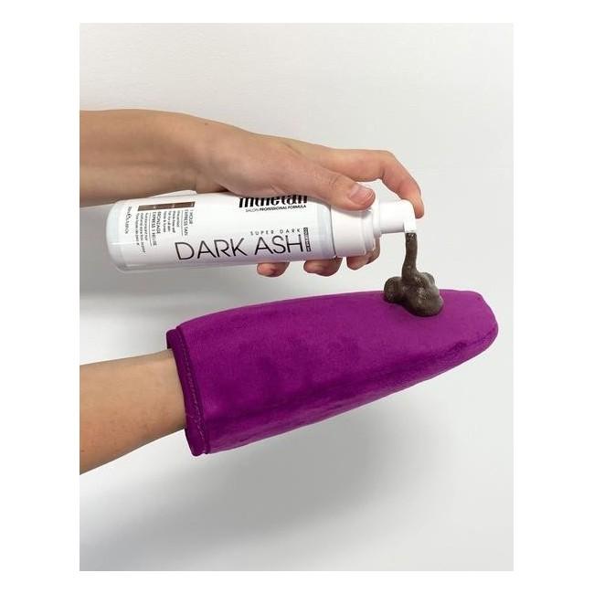 MineTan Dark Ash Selbstbräunungsschaum + Handschuh