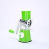 Green  3In1 Hand-Cutter Vegetable Stainless Steel Multi-Function Drum Rotary Grater Fruit Potato Onion Slicer Kitchen Tool Food Chopper