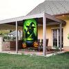 Halloween Party Banner Backdrop Horror Killer Creepy Scary Zombie Nun Terror Ghost Theme Decorations Decor for Front Door