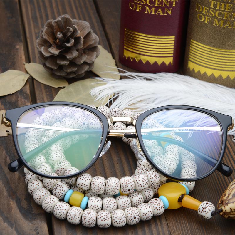 

Korean Style TR90 Round Unisex Eyeglass Frames - Retro Ultralight & Fashionable, Compatible with Prescription Lenses