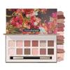 [12-Color Eyeshadow Palette] Spring Goddess Collection - High Pigmentation Pink X Beige Matte & Pearl WaterproofSweatproofHigh Adhesion Dual-Use