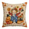 New Thanksgiving Autumn Cushion Pumpkin Maple Leaf Letter Print Sofa Cushion Cover Cushion Decoration