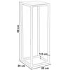 Piatto loft flower stand 60 cm black