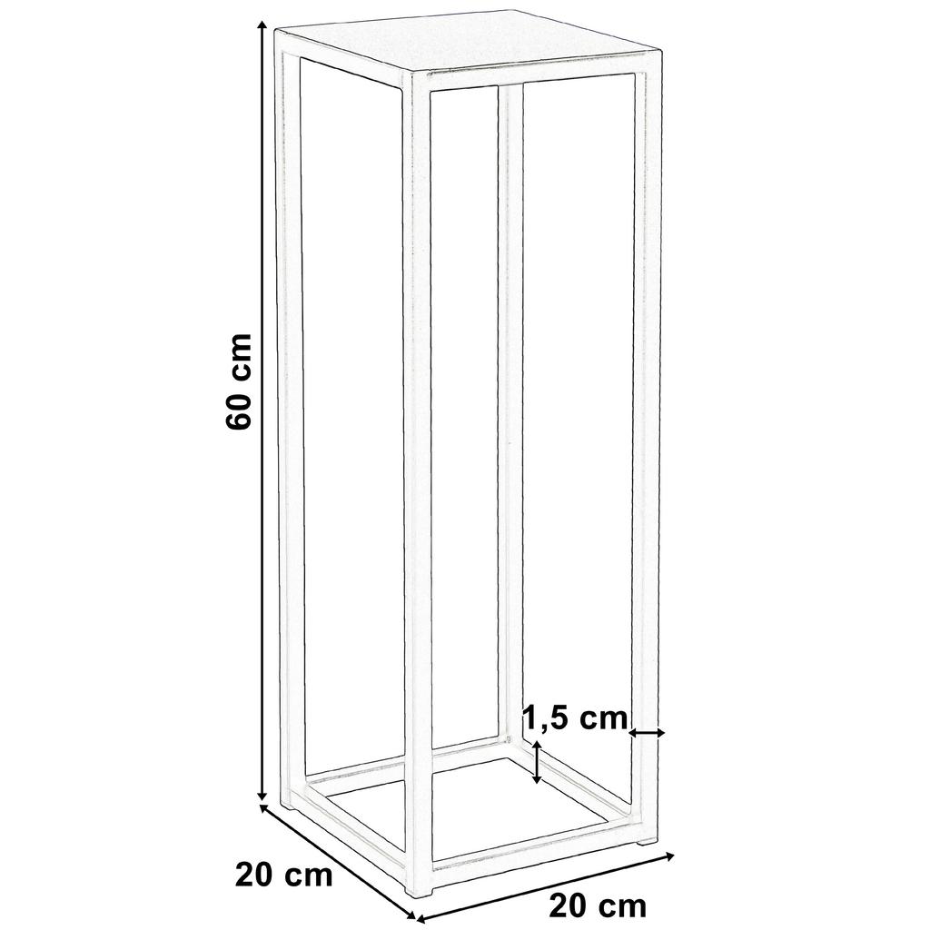 Piatto loft flower stand 60 cm black