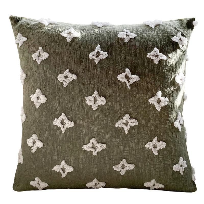 

Подушка для дивана с срезанными цветами, роскошная простая подушка для нескольких случаев, набор подушек 45*45cm