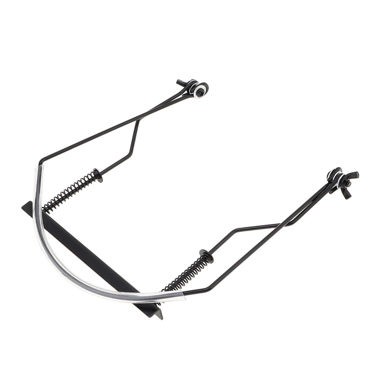 

Universal Adjustable Iron 10 Holes Harmonica Neck Holder, Adjustable Mouth Organ Stand Harmonica Harp Rack чёрный