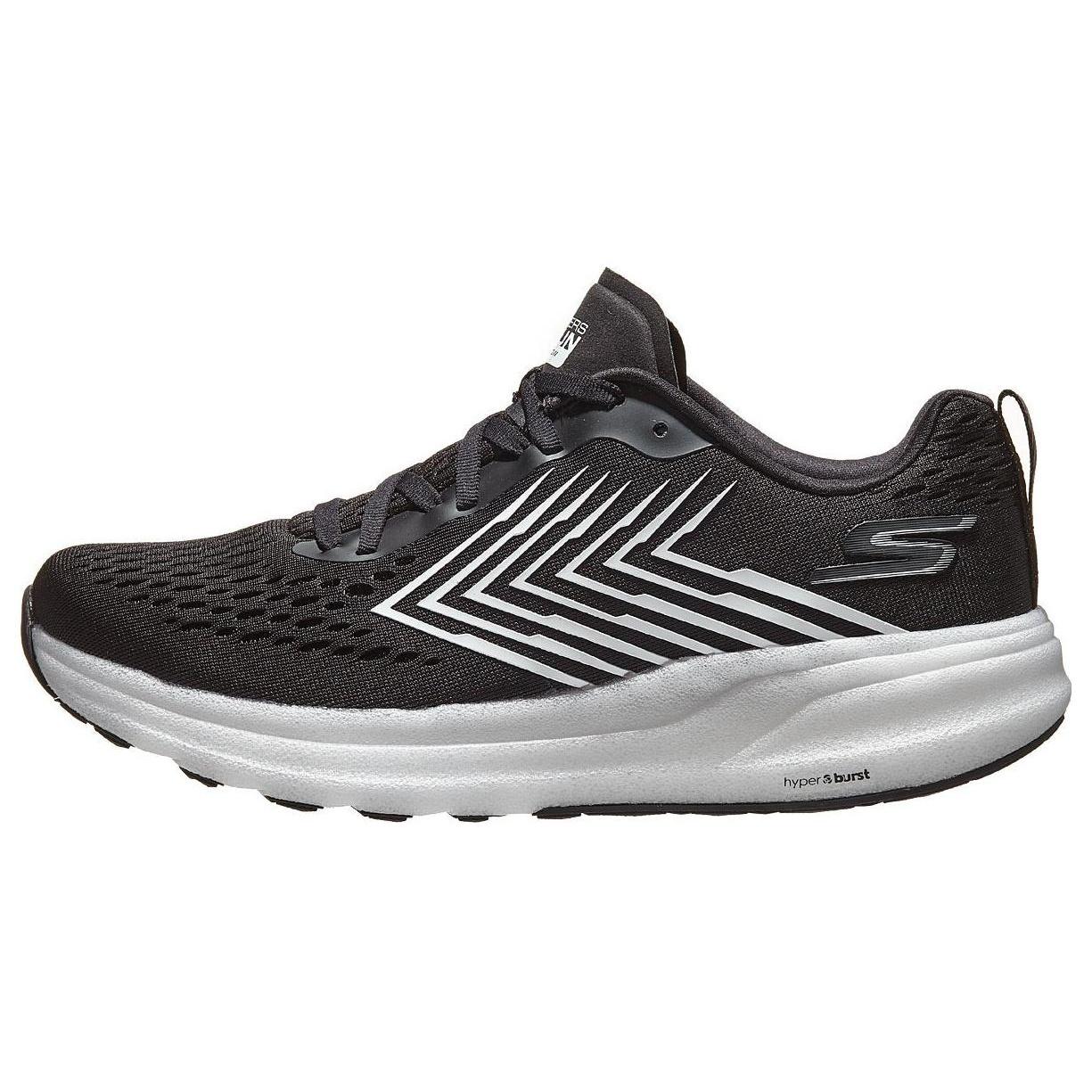Skechers GO RUN Ride 8 Flow Black White Unisex 220218-BKW EU 43