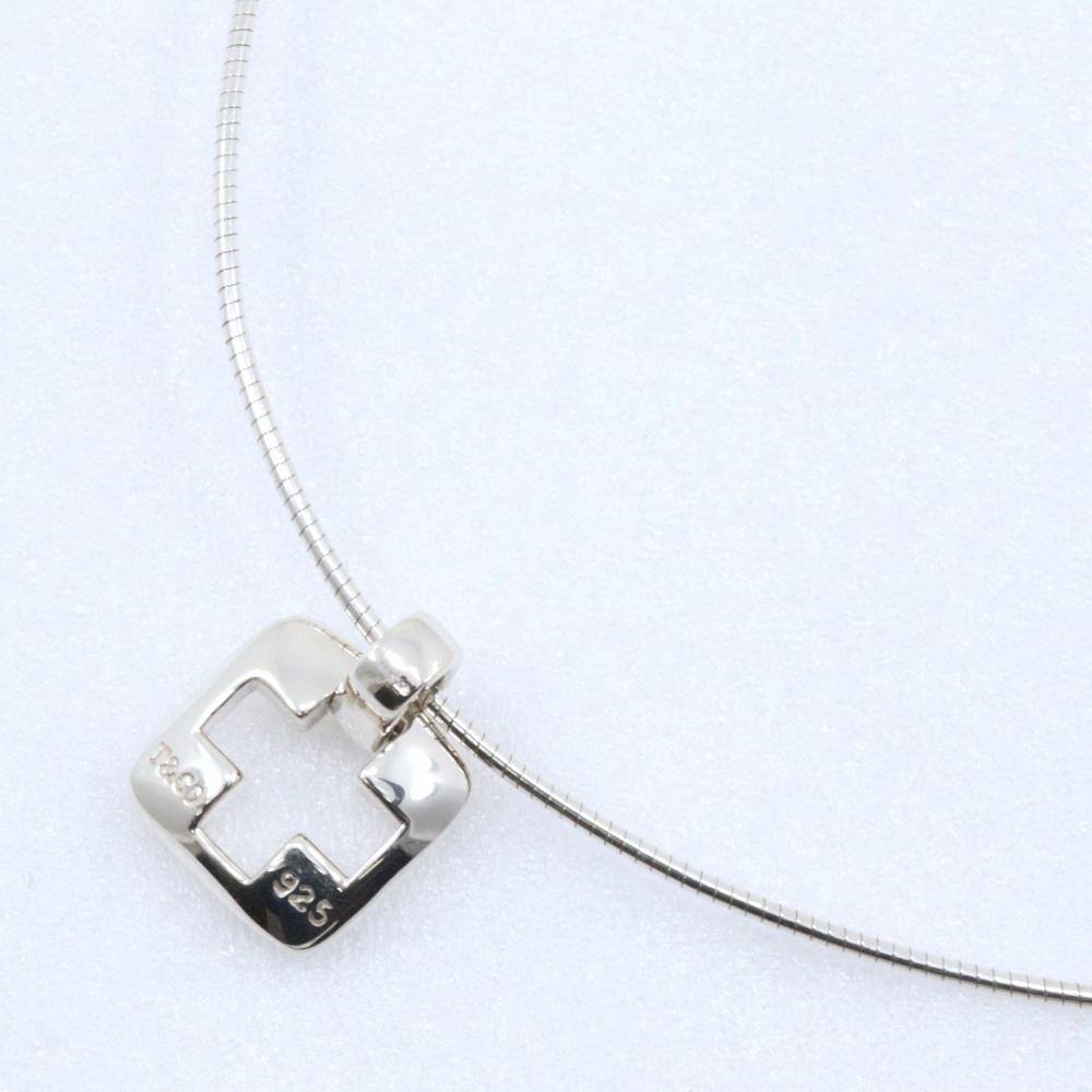 TIFFANY&Co. Piast Cross Necklace choker Silver925 cross 6.5g Women Used