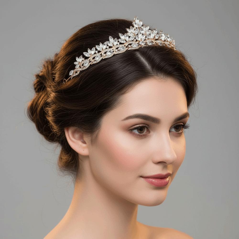 Gorgeous Baroque Queen Tiaras Sparkling Luxury Crystal Tiara Rhinestone Tiara Gorgeous Accessories
