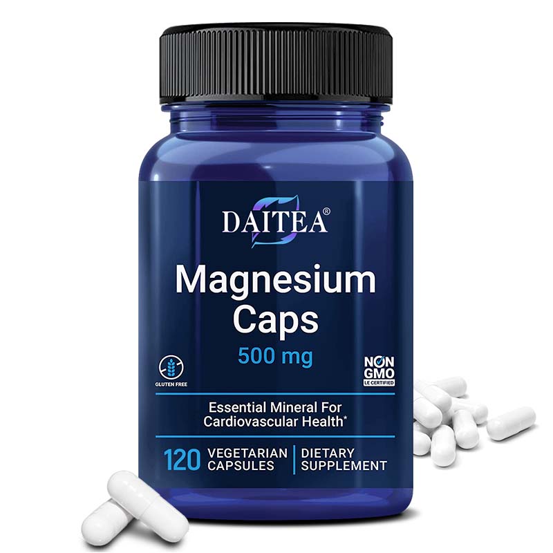 Magnesium (As Magnesium Oxide, Citrate, Succinate) 500 Mg Dietary Supplement, 120 Capsules 120 Capsules
