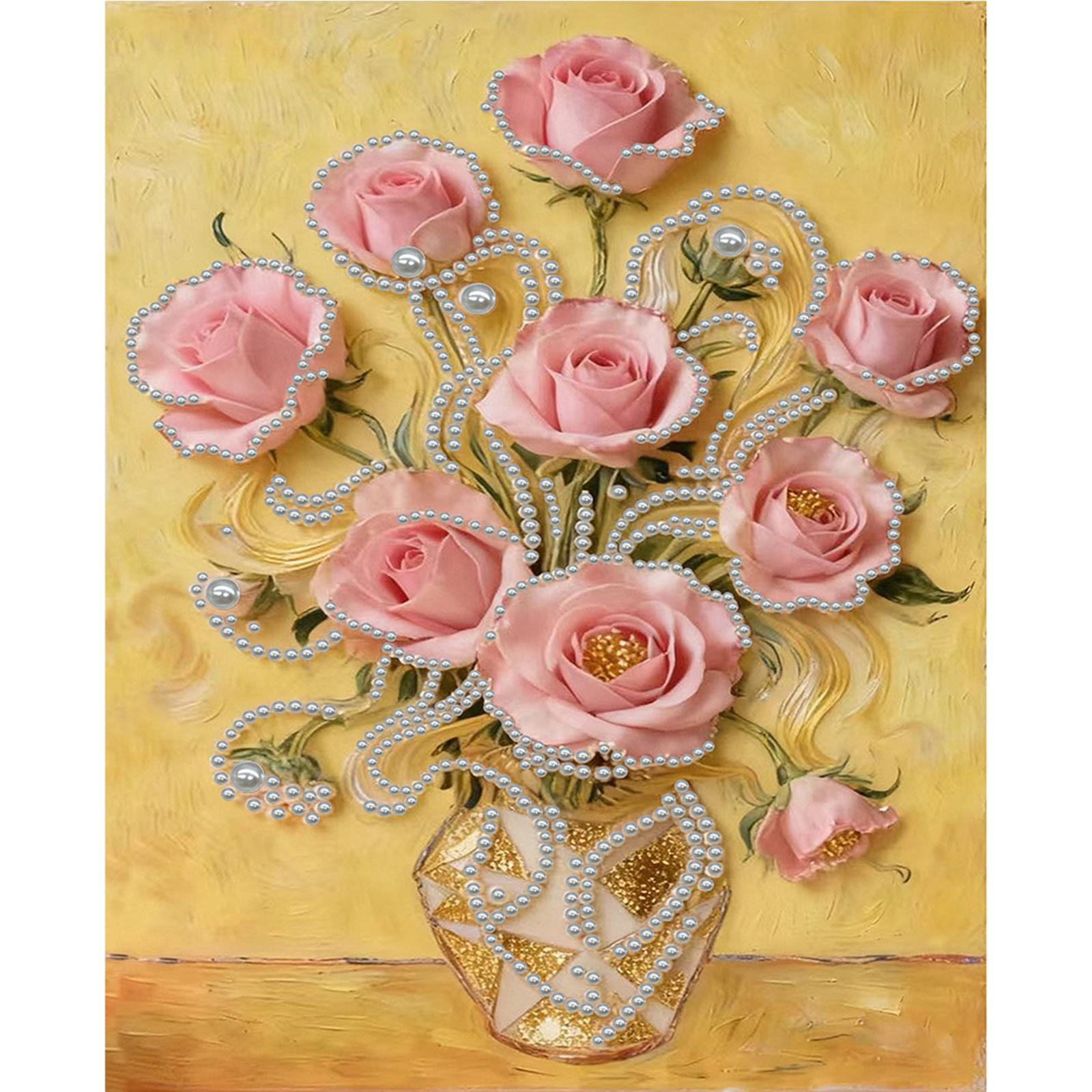 

DIY Pearl Painting Kit Without Frame Pearl Gem Paintings Picture Arts Craft 30x40cm for Adults/Beginners Gift Home Decor