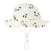 Cute Baby Cotton Bucket Hat - Printed Solid Color Sun Hat for 3-12M