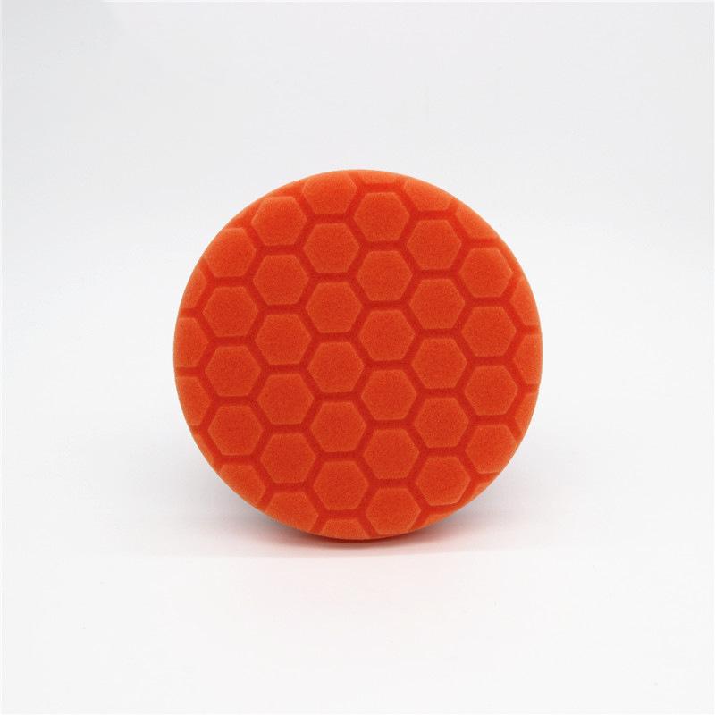 5/6 Inch Manzerna Hexagonal Flower Sponge Polishing Pad for Car Paint Waxing and Scratch Repair