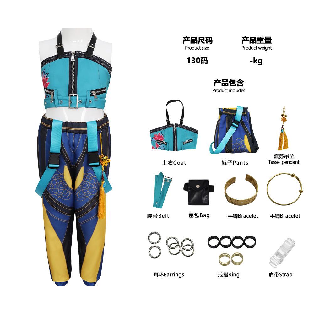 

Halloween Witch Hunter Zoe Costume High-end Restoration Accessories Adult Children s Performance Costume 110