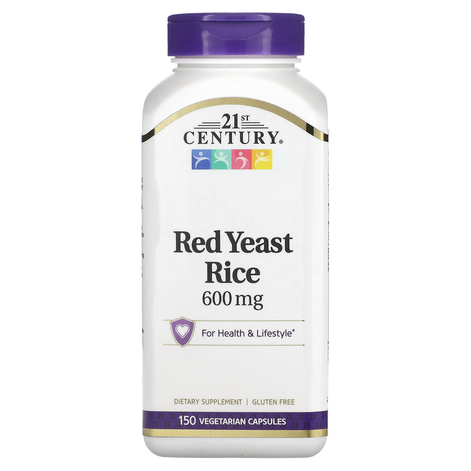 

21st Century, Rice Red Yeast, 600Mg, 150 Veggie Capsules