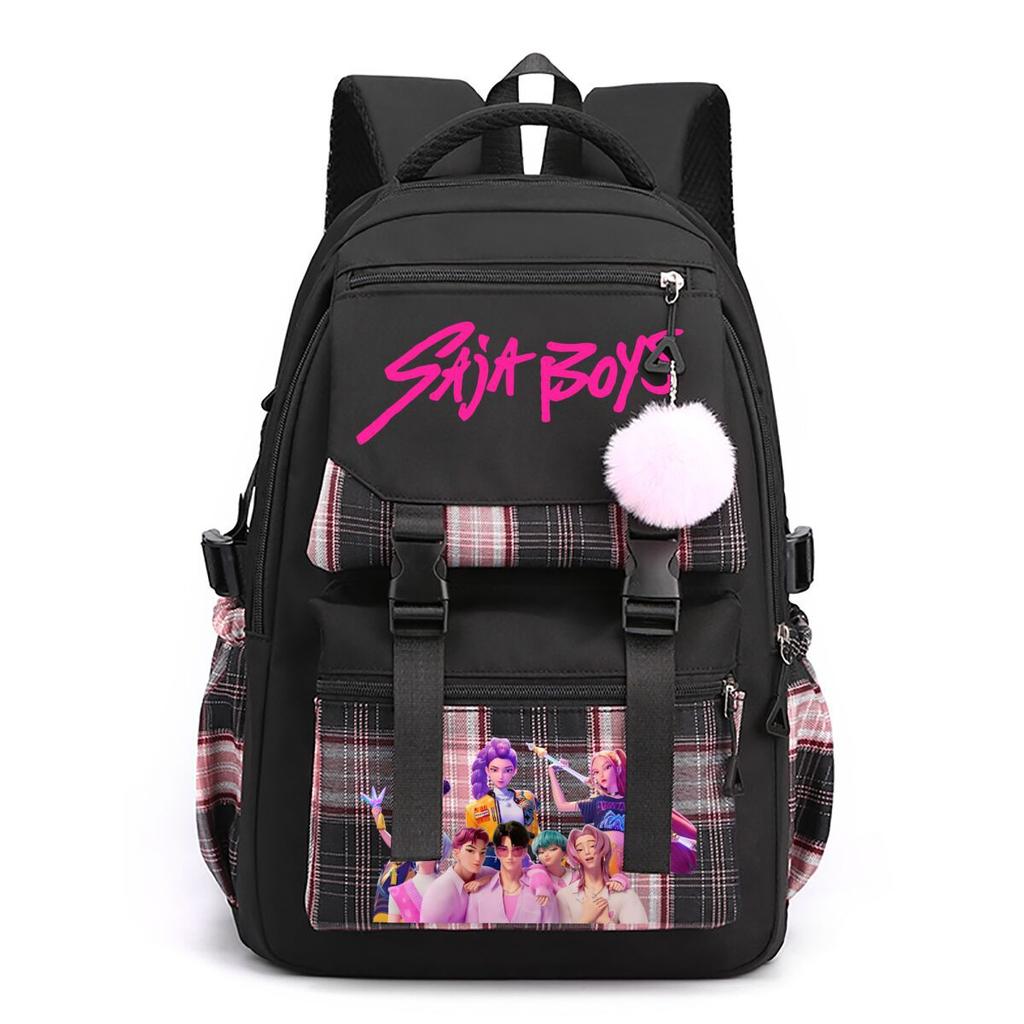 Trend Animation Printing Primary And Secondary School Students Lightweight Spine Backpack Men'S And Women'S Versatile Casual Schoolbag