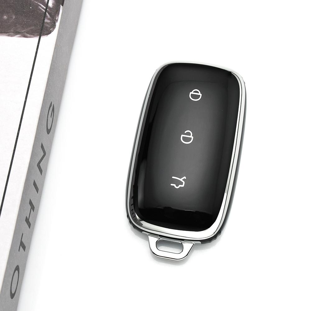 Tpu Car Key Case Shell Fob Cover Keychain Accessories For Geely Galaxy Ex5 E5 Emi Proton E.Mas 7 5 E8 Starry 8 Cityray L6 L7