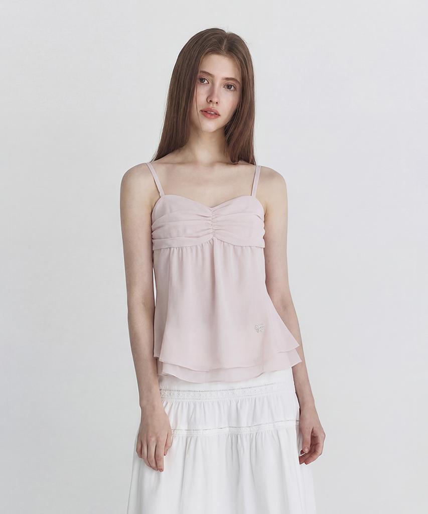NOT YOUR ROSE Fairy Chiffon Top (Pink)