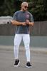 GINGTTO Distressed Skinny Slim Stretch Denim Size 32 Men's Jeans, Fit, Pants, White,