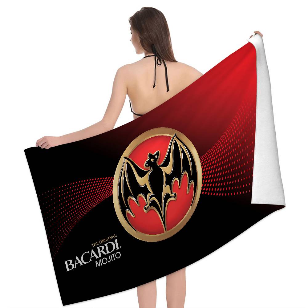B-Bacardi Microfiber Beach Towel Absorbent Quick Dry Soft Yoga Swimming Resort Mountain Climbing Towel