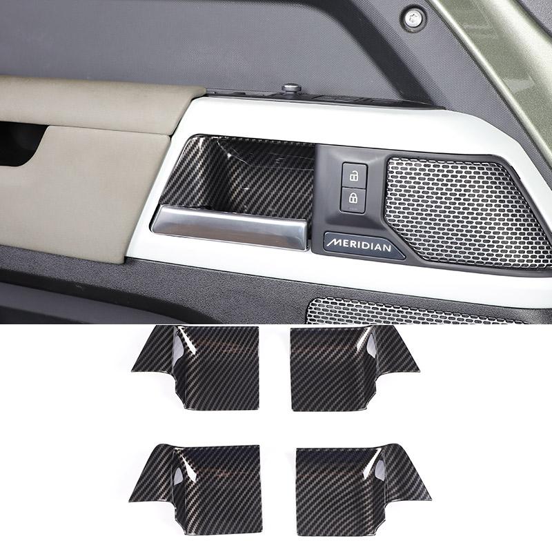 ABS Carbon Fiber For Land Rover Defender 110 2020-2026 Car Interior Modification Protection Cover Decorative Patch Accessories