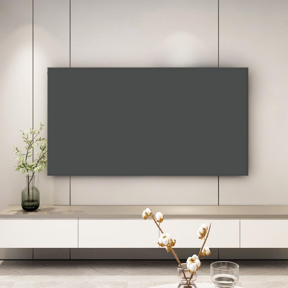 Solid Color TV Hood Cover Dustproof TV Dust Cloth Household LCD Dust Cover  Sun Protection