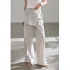 VICTORIA&VERA Quick-Dry Lightweight Two-Piece Pants Set with Skirt