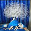 Plant Artificial Decorative Accessories Plastic Sea Trunk Branch Peacock Tree Coral Branch Sea Tree