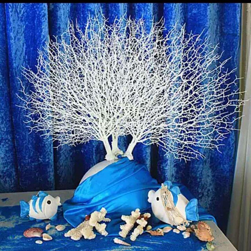 Plant Artificial Decorative Accessories Plastic Sea Trunk Branch Peacock Tree Coral Branch Sea Tree