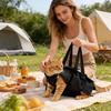Cat Grooming Bag Waterproof Nylon Adjustable Anti Scratch Cat Bag for Nail Trimming for Small Medium Large Pet Shower Washing