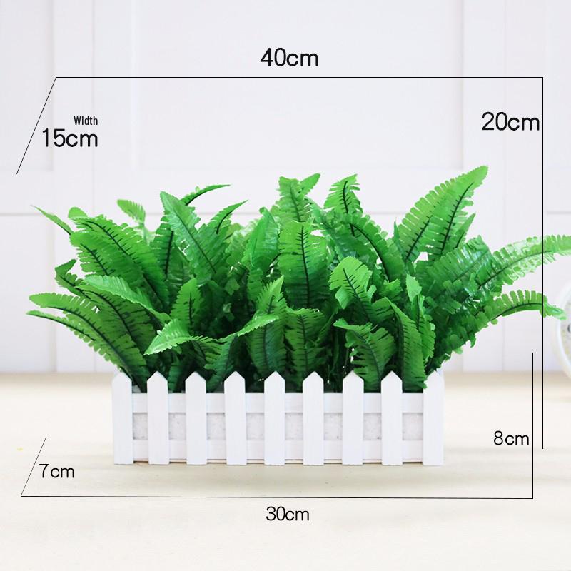 Arrangement de Pothos, Herbe Artificielle et Fleurs en Soie pour la Décoration de la Maison