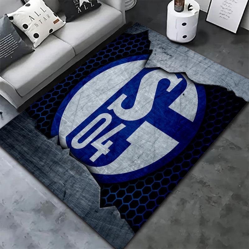 FC Schalke 04 Carpet Rug for Living Room Bedroom Home Sofa Decoration,Kids play Non-slip Floor Mat