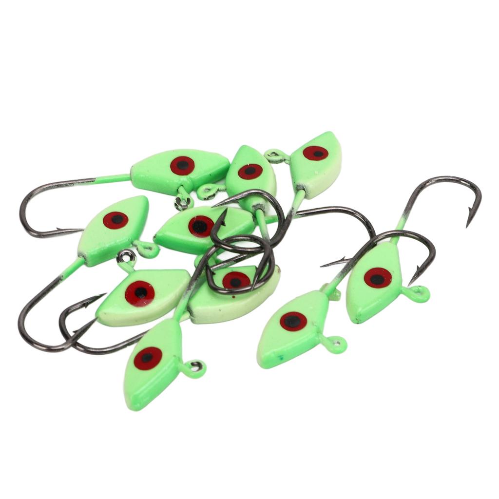 50 BUC Cârlig Pescuit pe Gheață Vârf Ascuțit Lustruit Colorat Formă Realistă Portabil Kit Cârlige Pescuit pe Gheață pentru Iarnă