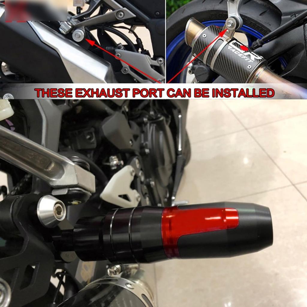 For NX400 nx400 nx 400 2024 CNC Accessories Frame Frame Slider Fall Under Exhaust Slider Pad Engine Slider (Titanium)