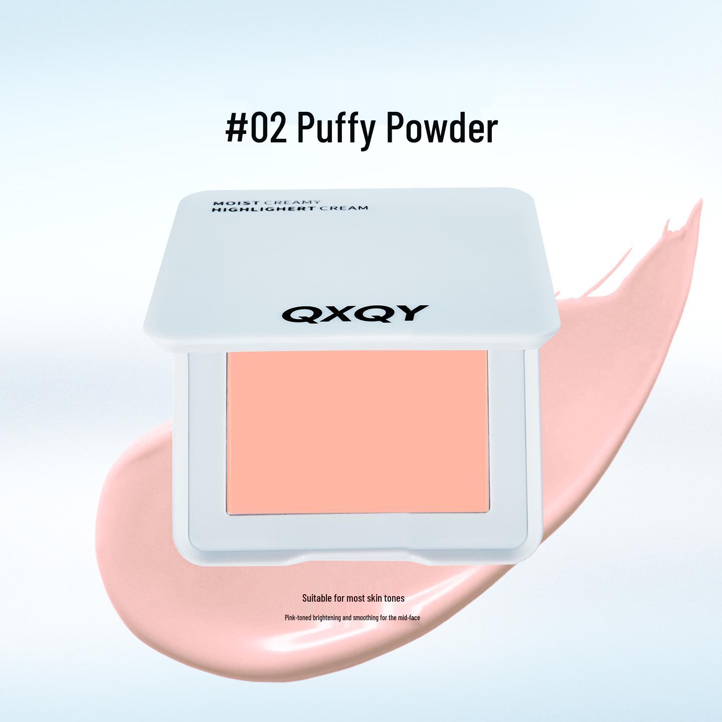 QXQY Creamy Highlighter Stick: Moisturizing, Three-Dimensional Brightening, Tear Trough Contour, No Caking.