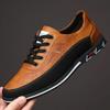 Men's Business Casual Shoes, Solid Color, Pvc Sole, Comfortable for All Seasons