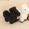 Stuffed Tail Horse Plush Keychain Simulation Cartoon Horse Stuffed Toy  Valentine's Day Gifts